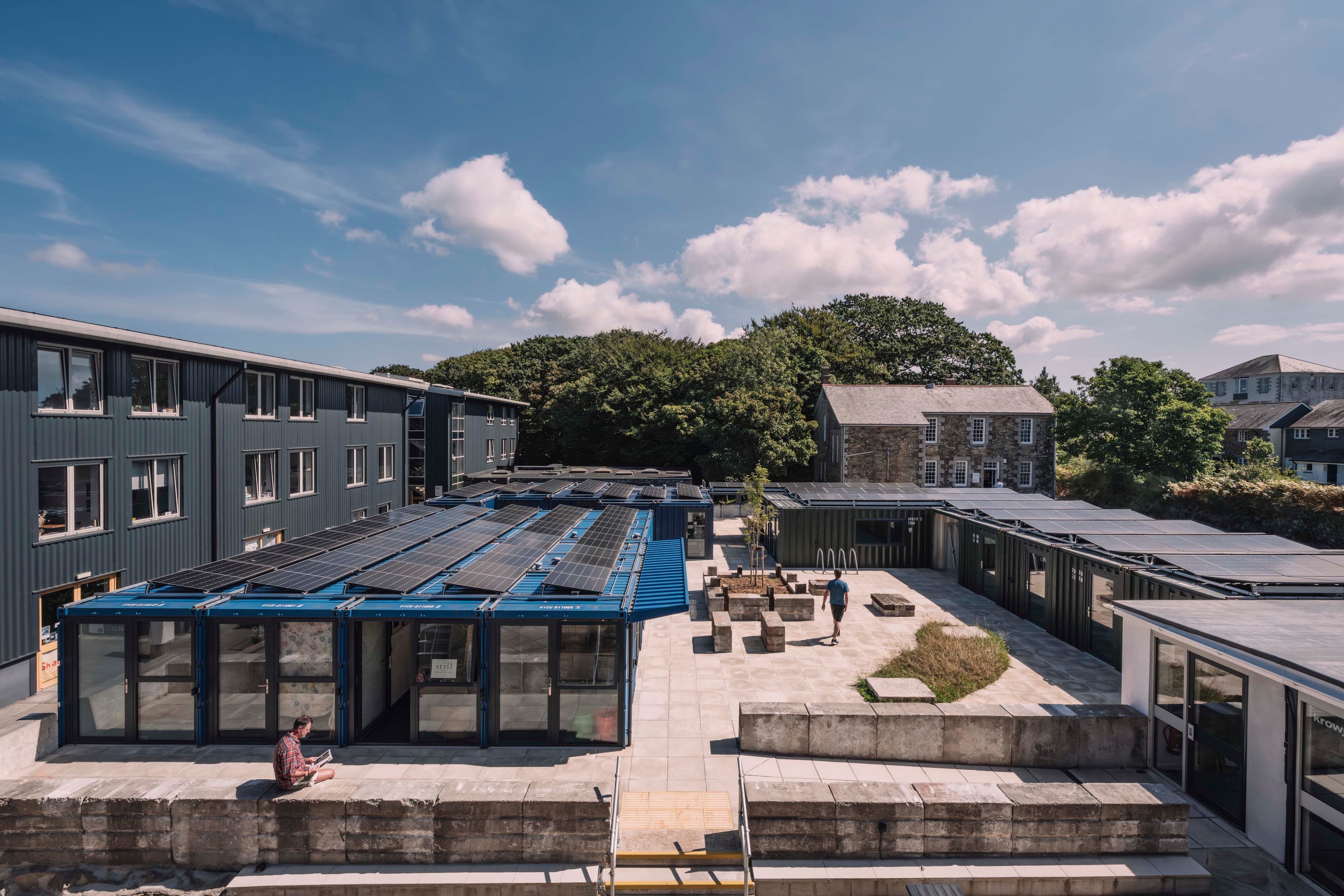 The new studios sit within Krowji’s existing creative campus.