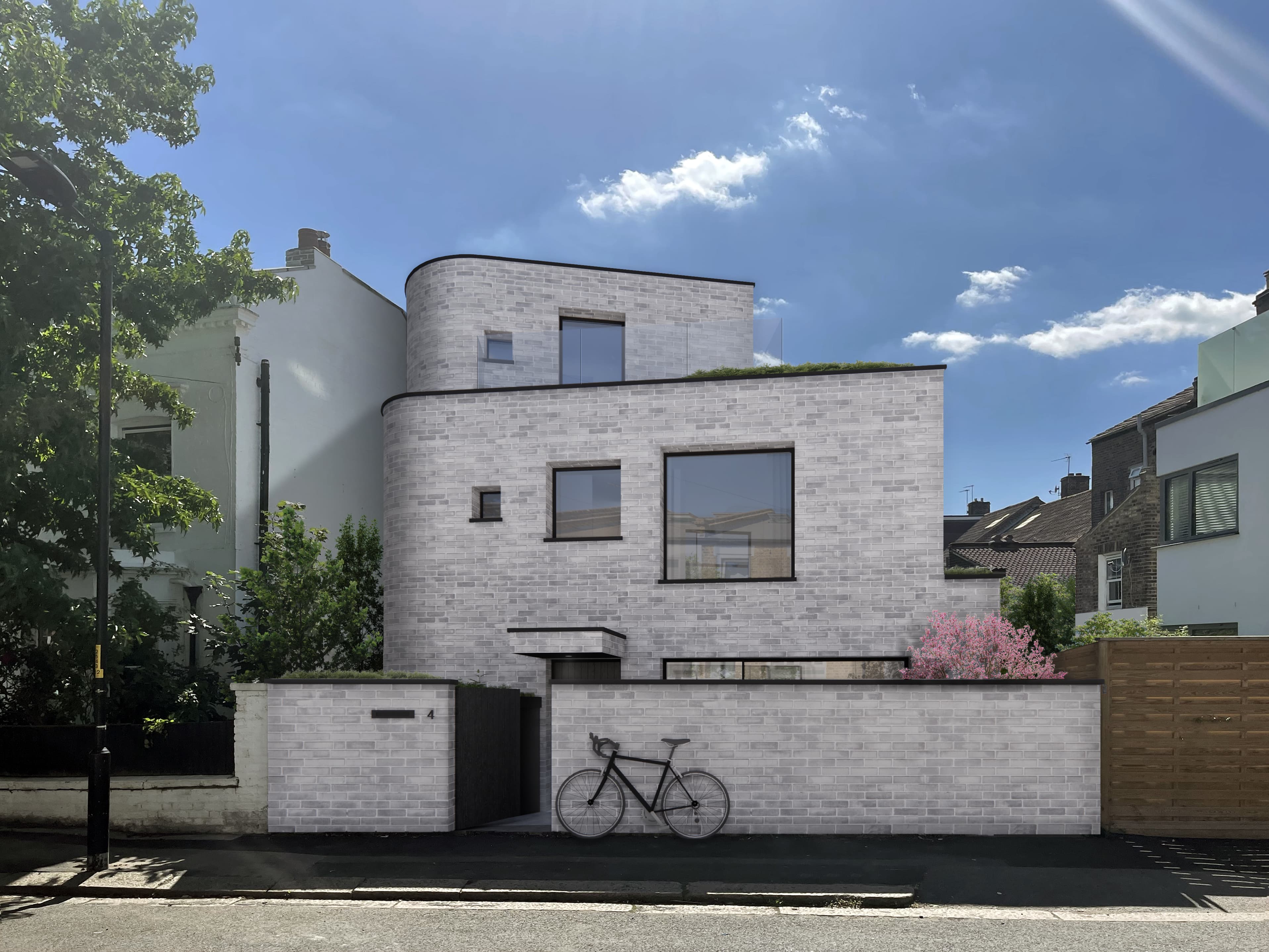 Design visualisation of the proposed East Dulwich House.