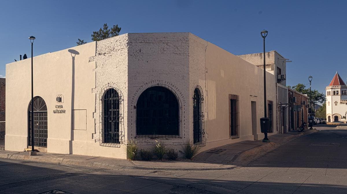 Charming street corner with a blend of historical architecture and modern design elements.