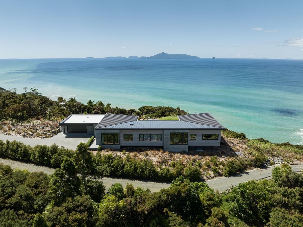 Stylish coastal home blending modern design with natural beauty and ocean views.