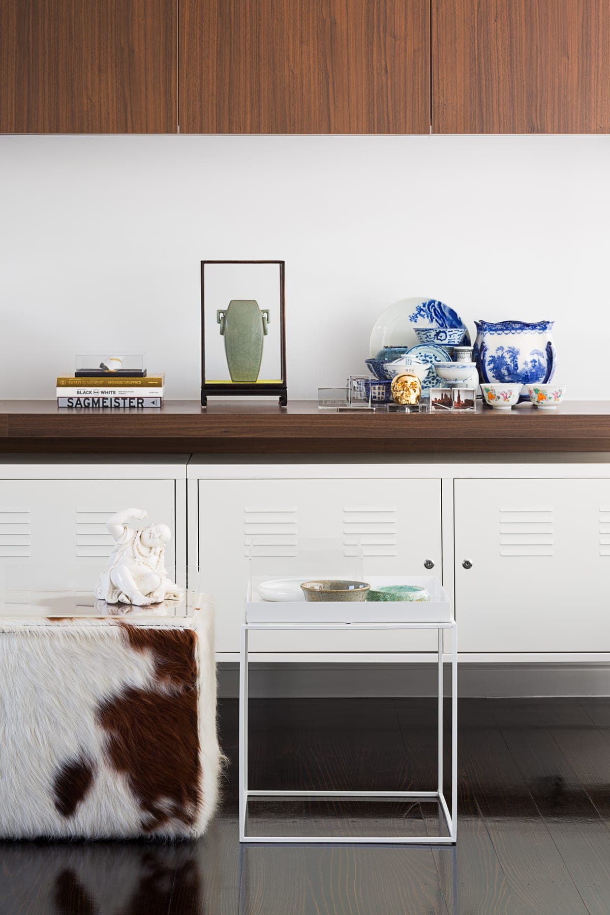 Modern and traditional decor in a reinvigorated villa unit residence.