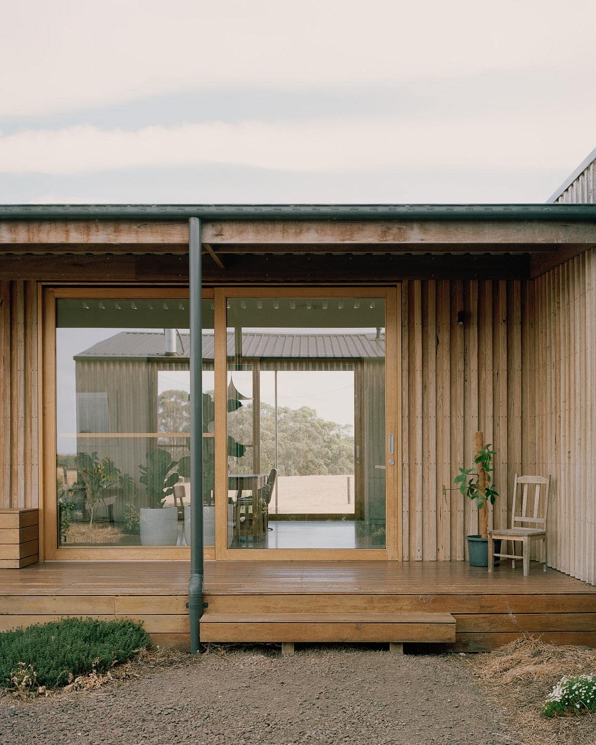Sustainable modern wooden house design with outdoor spaces and a strong connection to nature.