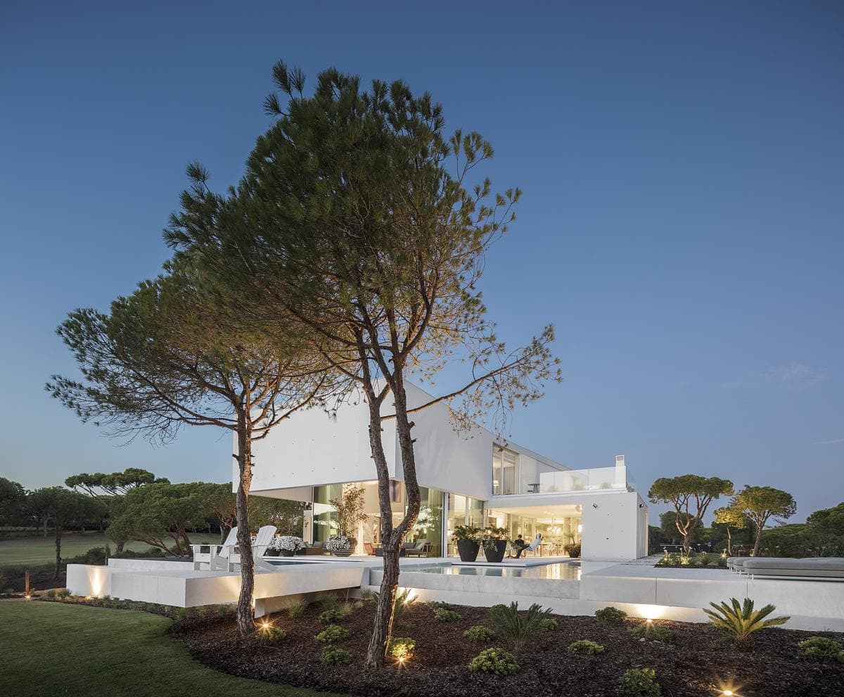 Contemporary home seamlessly blending modern design with natural beauty and serene outdoor living.