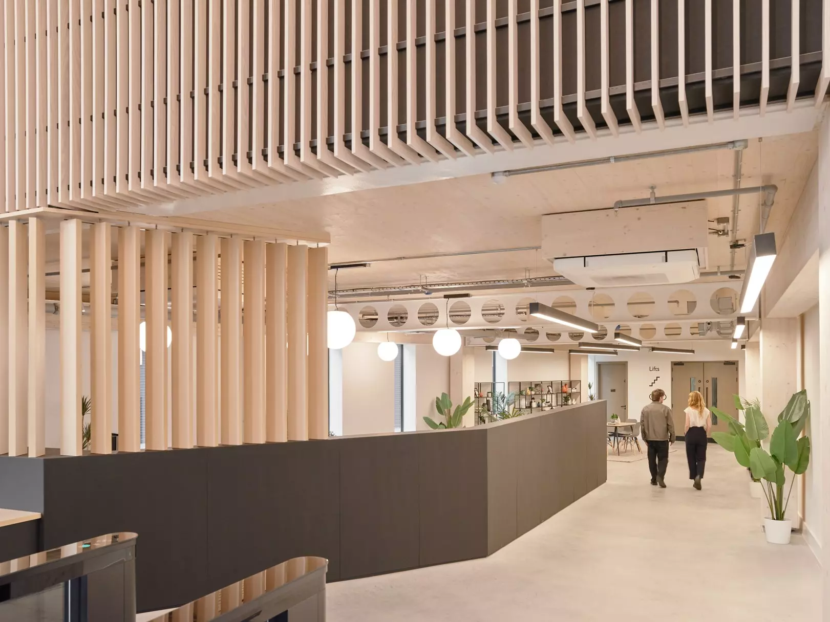 Paradise SE11, interior circulation and balustrade