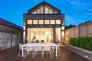 Maison de Famille — exterior view by Sandbox Studio, photograph by Campaigntrack