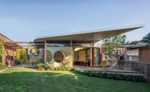 Totoro House rear extension and courtyard, CplusC Architects + Builders