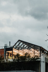 UTAS Glass House glasshouse facility by Preston Lane Architects, photograph by Adam Gibson