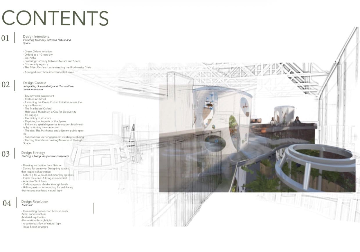 Green Oxford Initiative biophilic office microhabitat study by Olivia Tranter