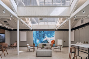Peace of Mind Technology POMT Experience Centre interior by Hammond Studio, Sydney
