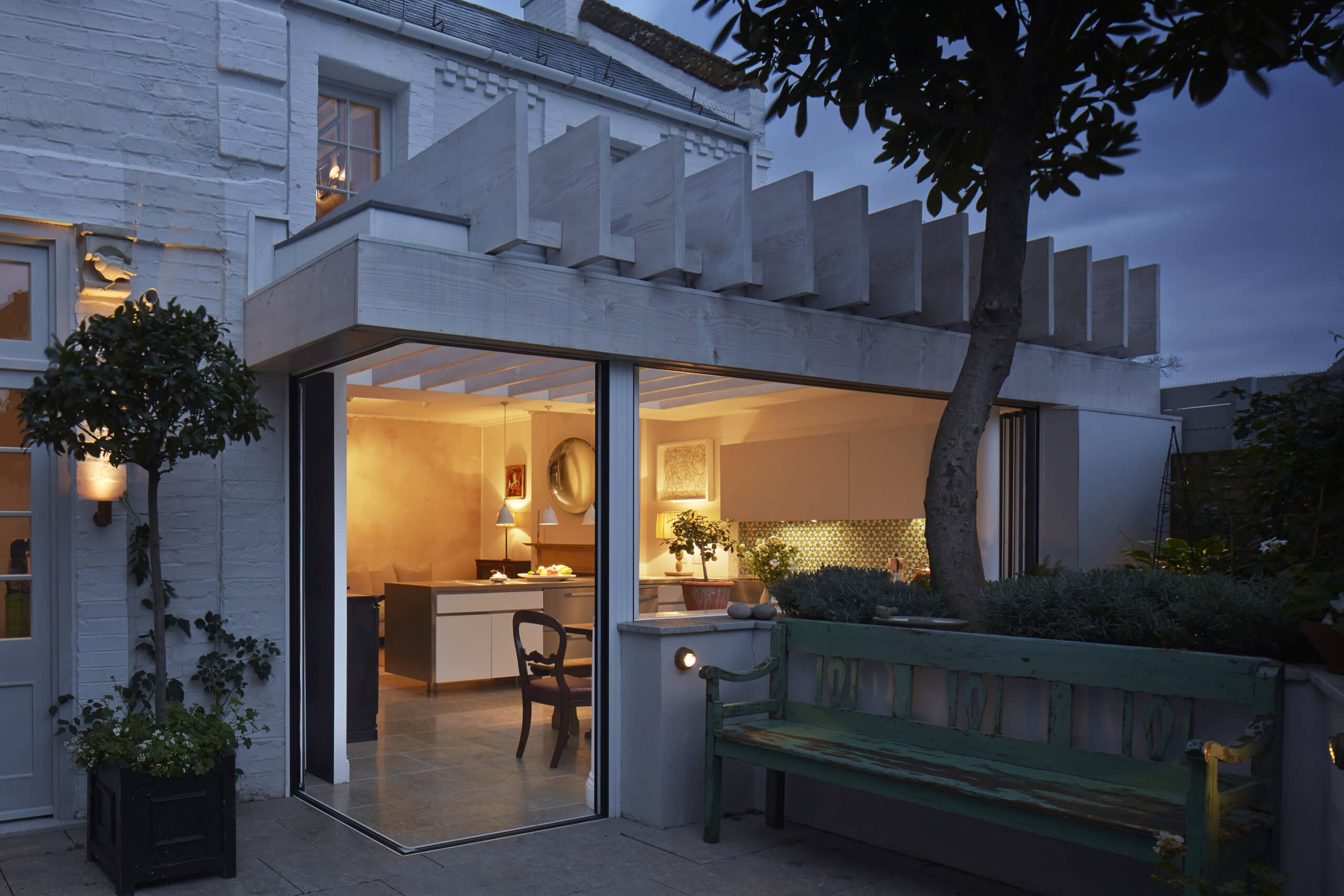 Tower Cottage master suite on the reorganised upper floor