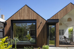 Yakisugi-clad Swedish Summer House addition by Hindley & Co in Elsternwick, Melbourne