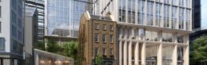 CO—RE development Stonecutter, 15 Farringdon, London EC4 façade