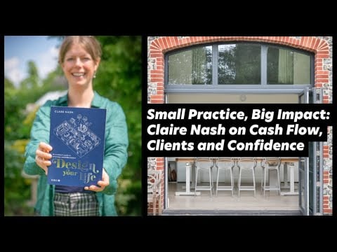 Clare Nash on the Architecture Social Podcast discussing running a small architecture practice