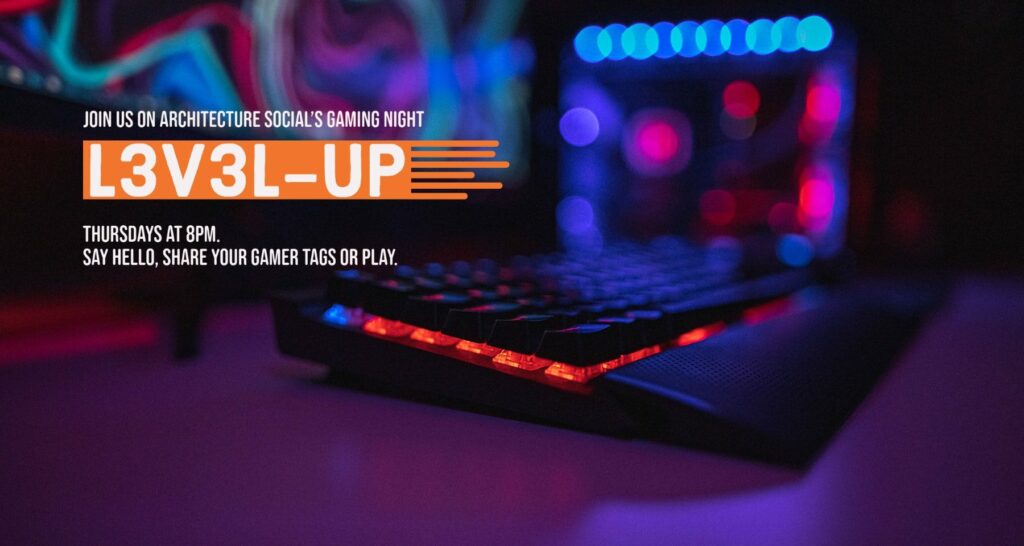 Join L3V3L-UP Gaming Night: Thursdays 8 PM – Futuristic Setup, RGB Lights, Social Play!