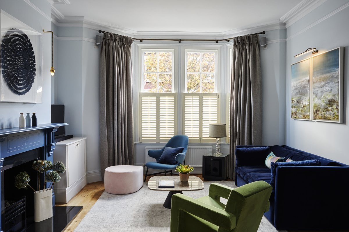 Living room from Yoko Kloeden Design Victorian townhouse interior