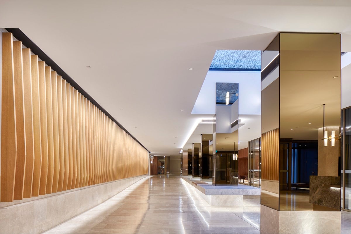 Parmelia Hilton interior route by COX Architecture